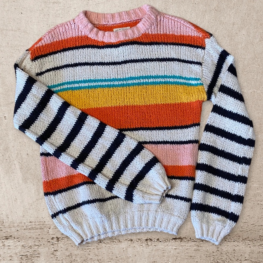 Billabong Big Girls’ Multicolor On The Horizon Sweater